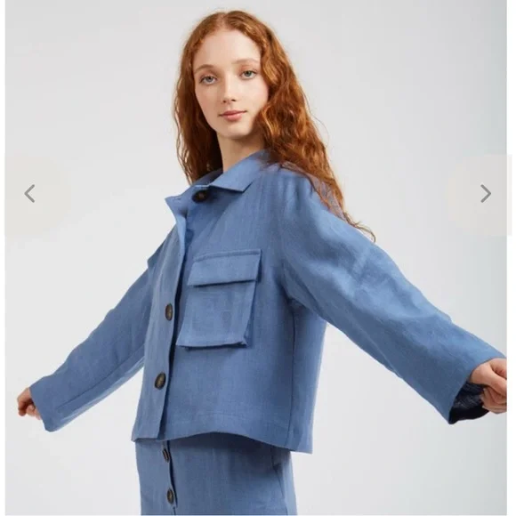 Paloma Wool Apollonia Jacket Soft Blue Size 36/US4 - Picture 2 of 15